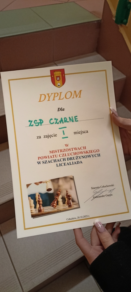 SUKCES DRUŻYNY SZACHOWEJ