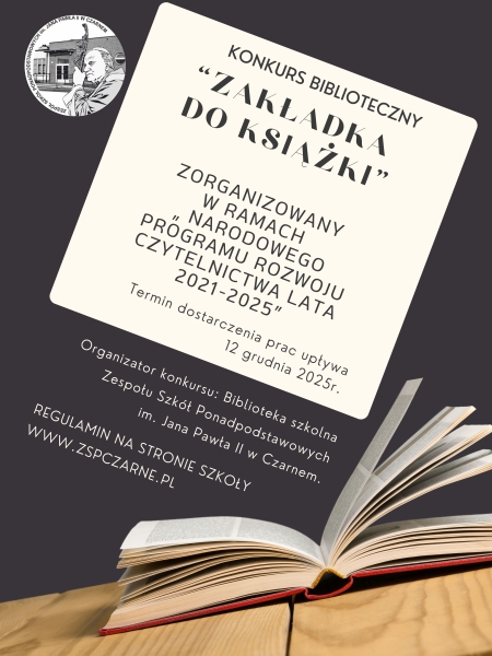 Regulamin konkursu bibliotecznego „ Zakładka do książki” zorganizowanego w ramach  „ Narodowego Programu Rozwoju Czytelnictwa lata 2021-2025”