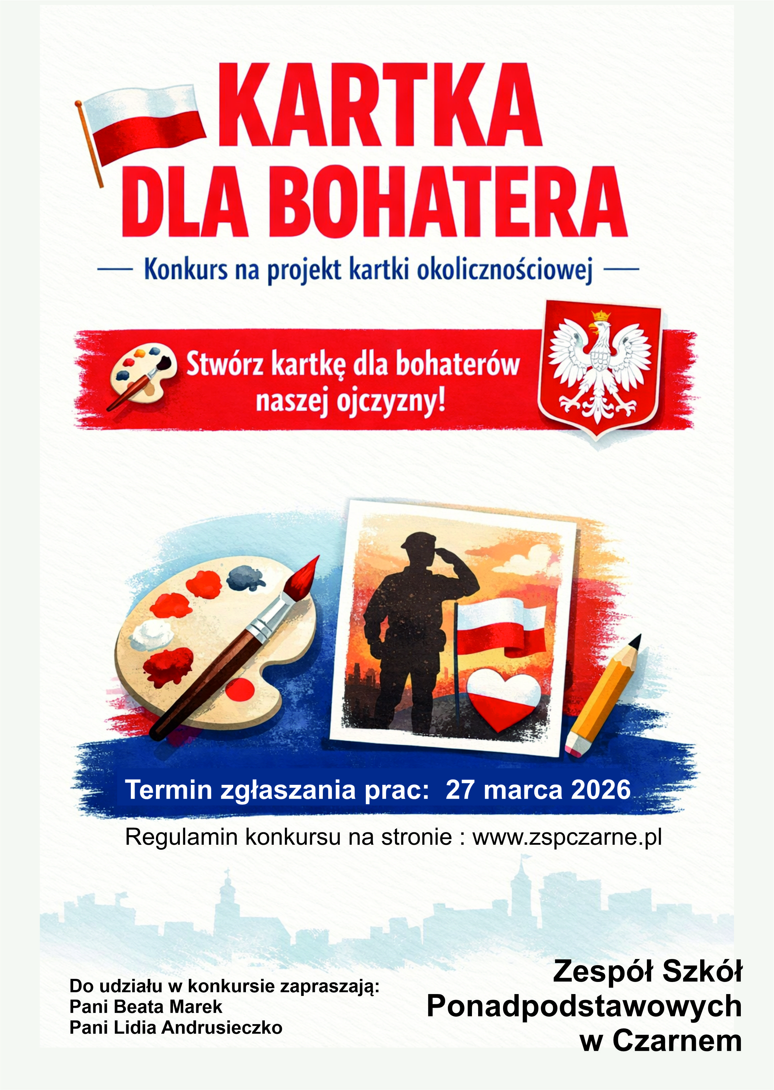KARTKA DLA BOHATERA - KONKURS PLASTYCZNO- GRAFICZNY