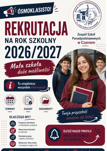 ÓSMOKLASISTO INFORMACJE WŁAŚNIE DLA CIEBIE